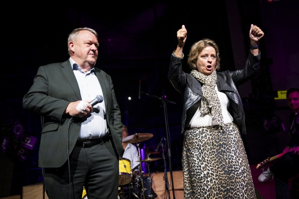 The Moderates election party gather for European elections night in Denmark