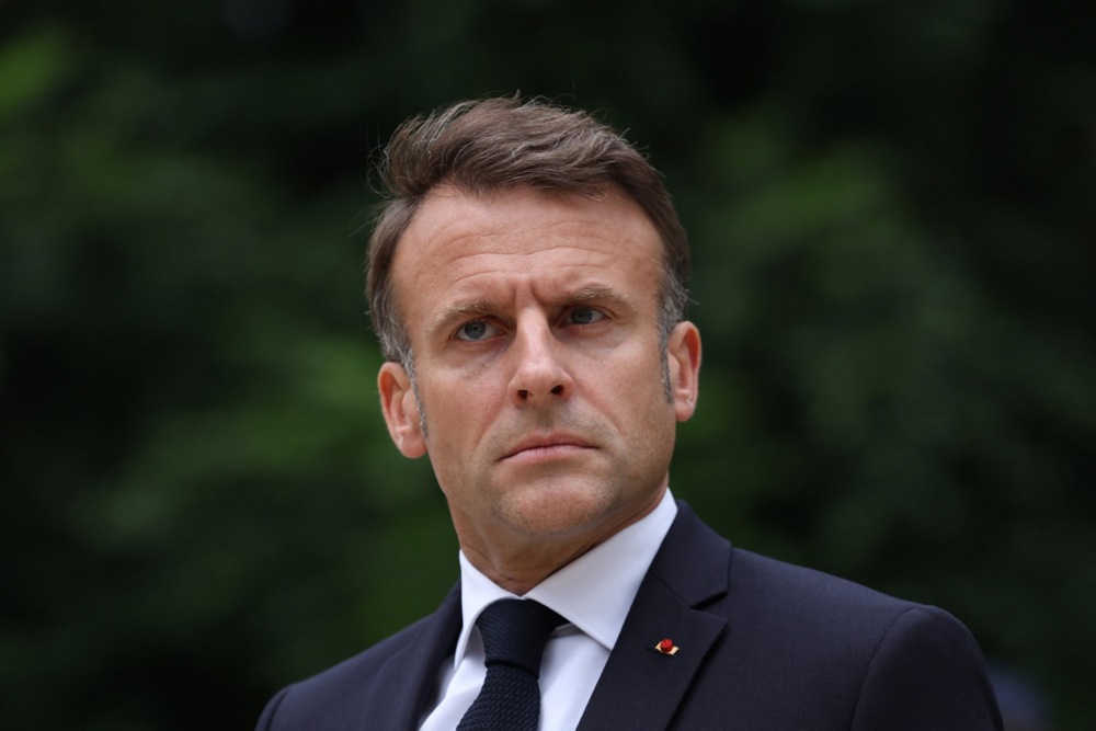 President Macron receives pilots of French airforce ahead of Bastille Day