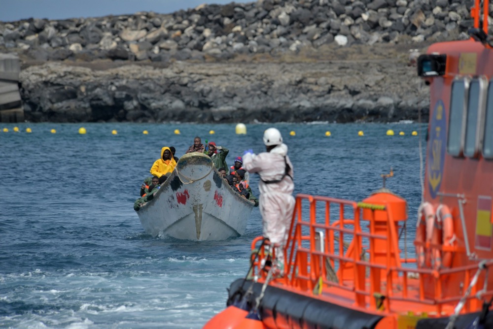 A total of 56 migrants are rescued in El Hierro