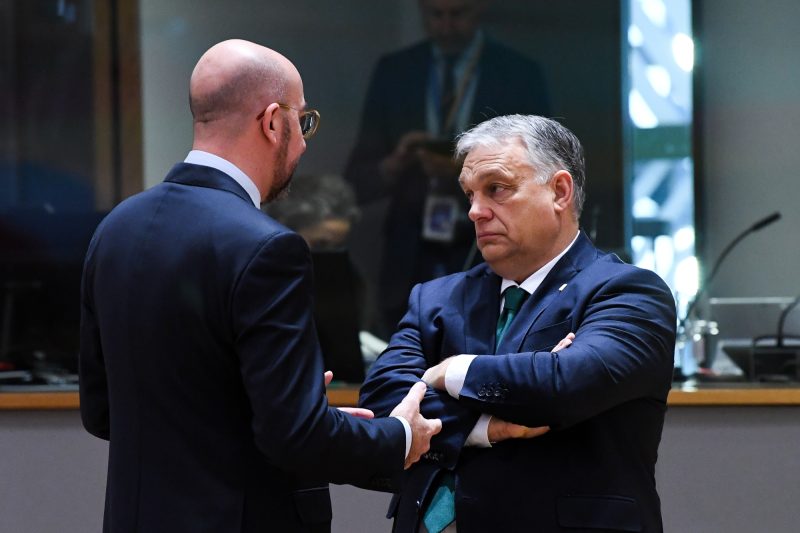 EU-Ratspräsident Michel kritisiert Orbán scharf