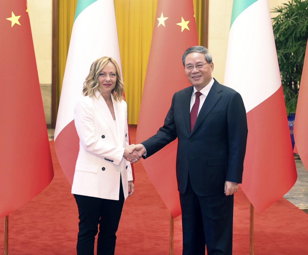 Italian PM Meloni visits China