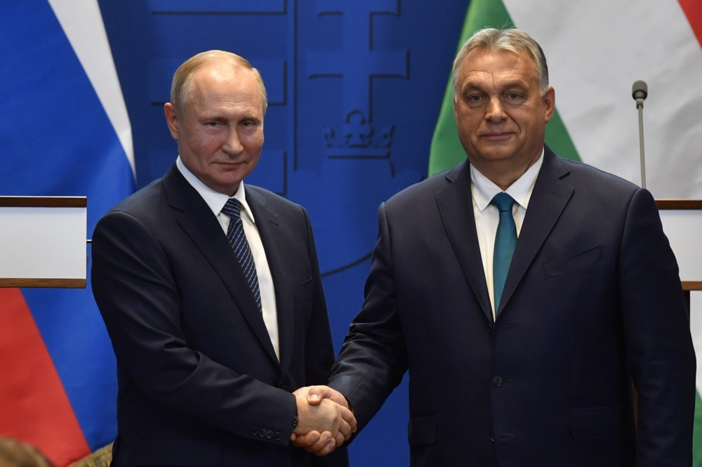 Russian President Vladimir Putin visits Hungary