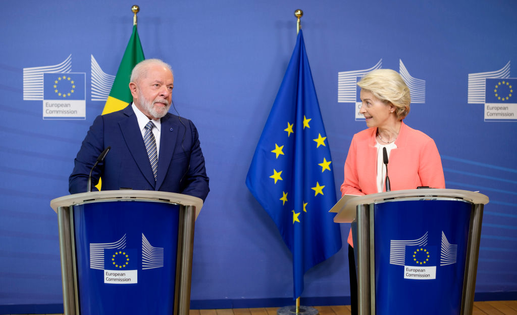 Luiz Inacio Lula da Silva Visits EU Commission