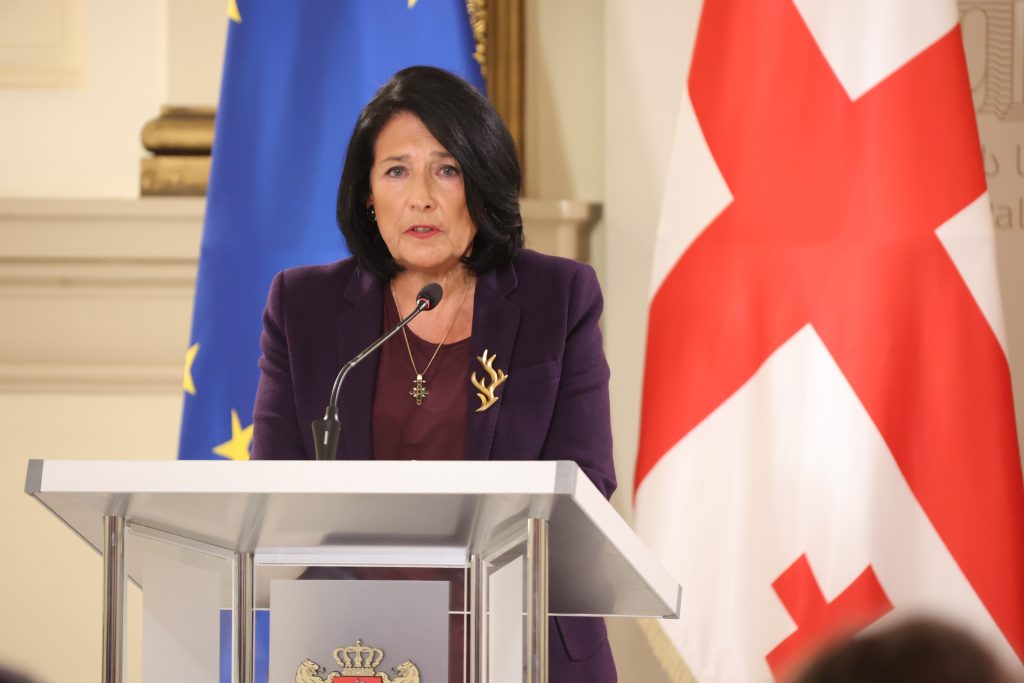 Georgiens Präsidentin: Opposition könnte EU-Kurs zurückbringen
