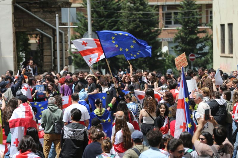 EU verschärft Ton gegenüber Georgien kurz vor Wahlen