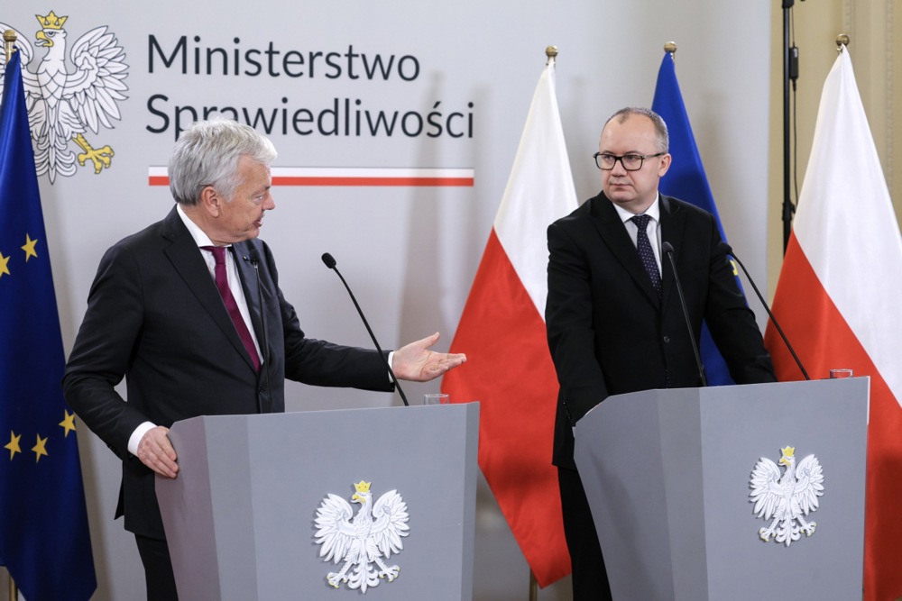 European Commissioner for Justice Didier Reynders visits Warsaw