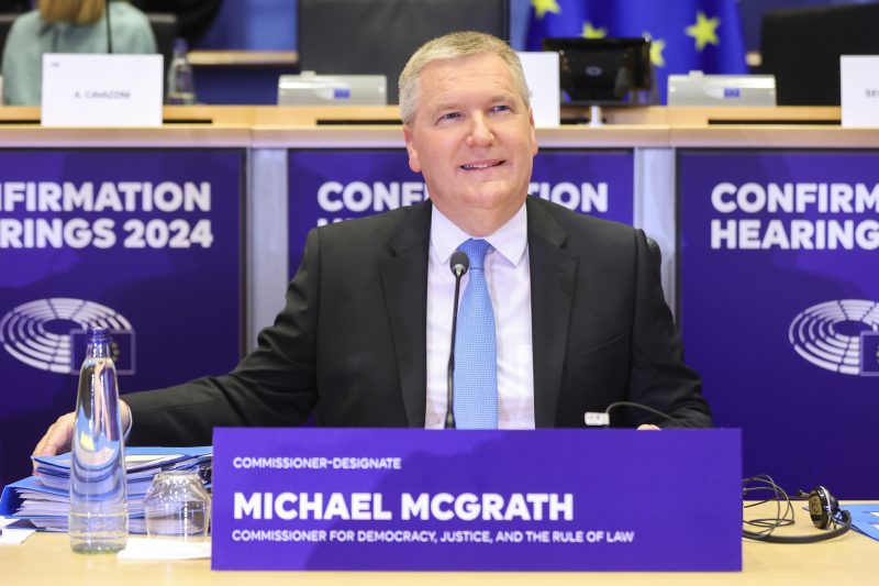 Ire Michael McGrath erhält grünes Licht als neuer EU-Justizkommissar