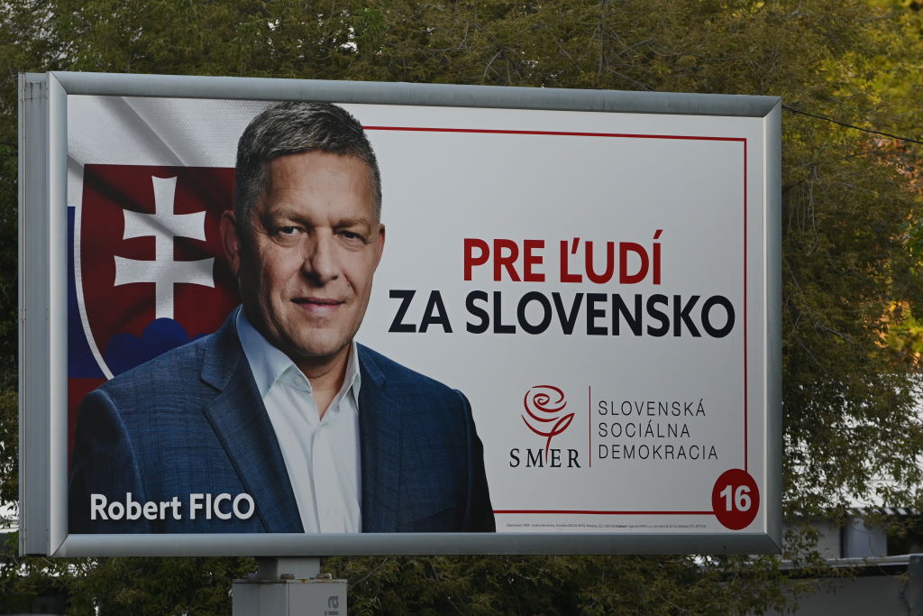 The election billboard of the Direction  Social Democracy