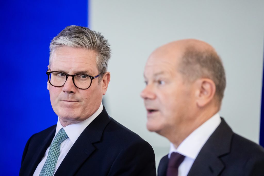 British Prime Minister Keir Starmer in Berlin