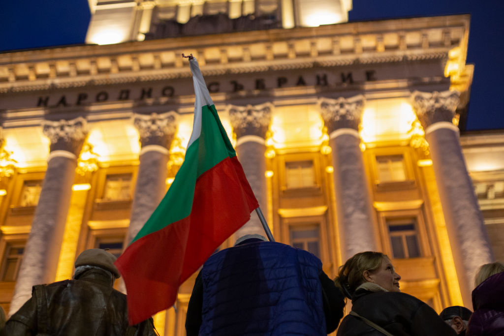 Protest In Sofia.