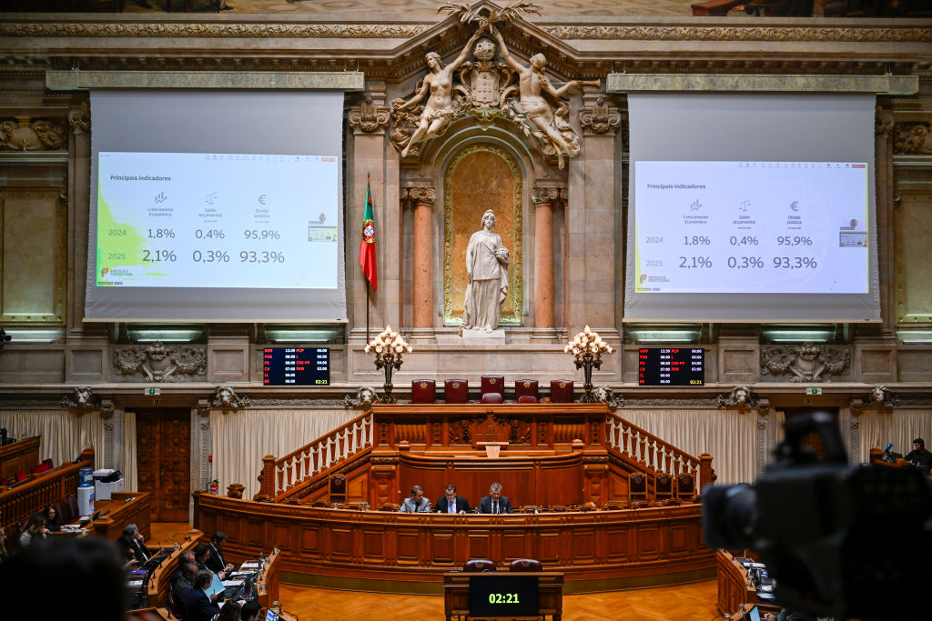 Portuguese Finance Minister Hearing On 2025 Portugal’s State Budget Proposal At Parliament’s Budget, Finance and Public Administration Committee