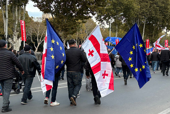Georgien: Ausschreitungen bei Protest gegen Verzögerung von EU-Beitritt