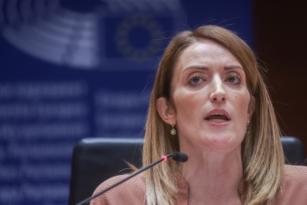 Plenary session of the European Parliament in Brussels