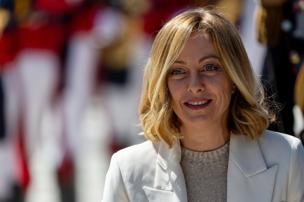 Javier Milei Receives Prime Minister Of Italy Giorgia Meloni