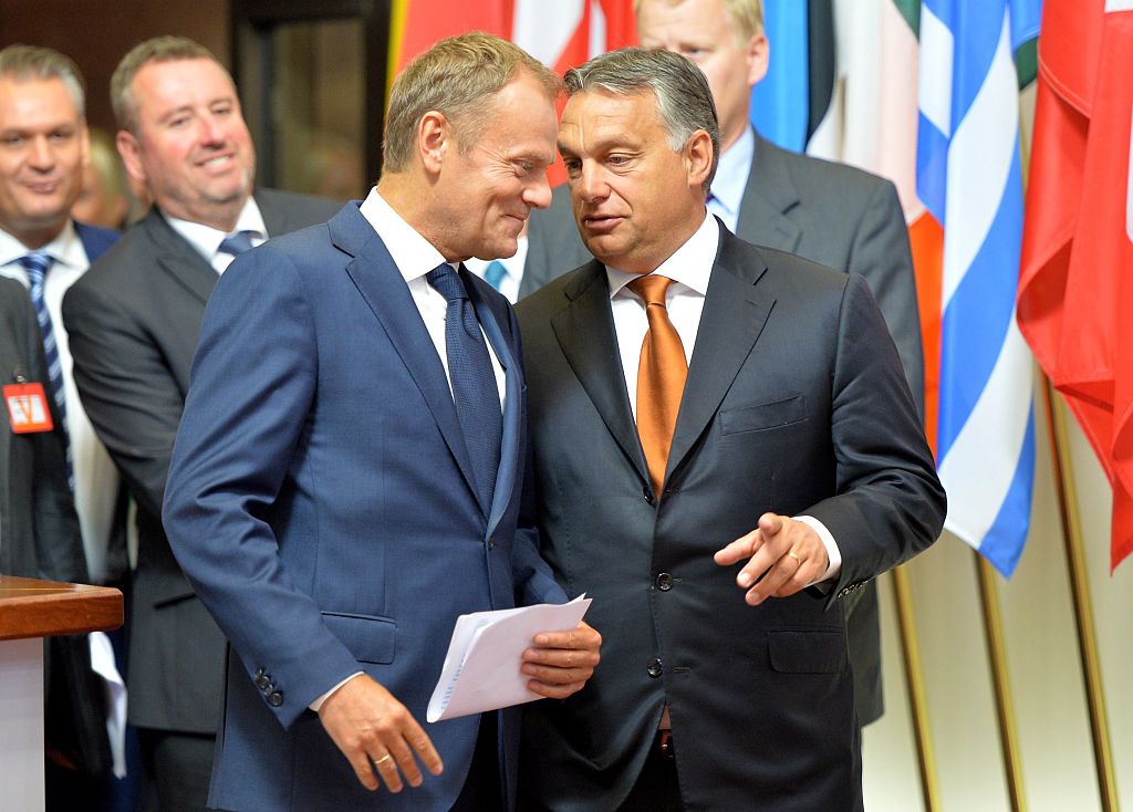 Donald Tusk, Martin Schulz meet in Brussels