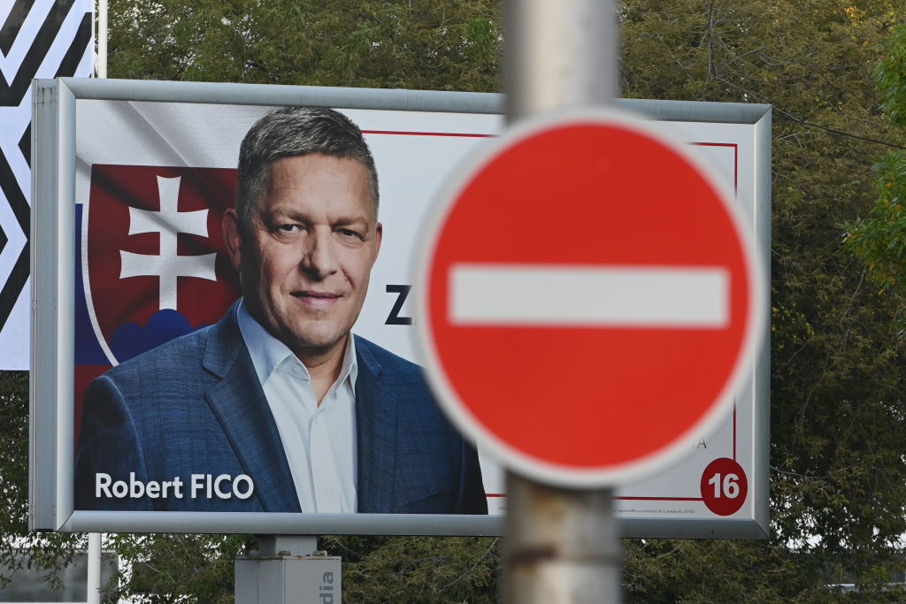 The election billboard of the Direction  Social Democracy