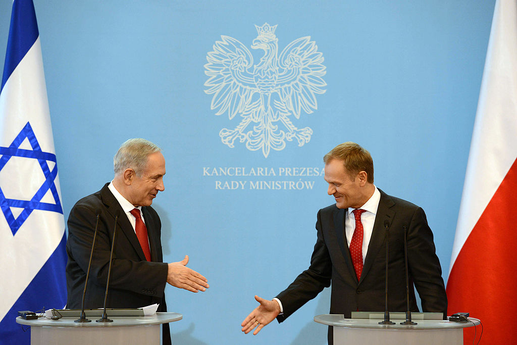 Israeli Prime Minister Netanyahu Visits Poland