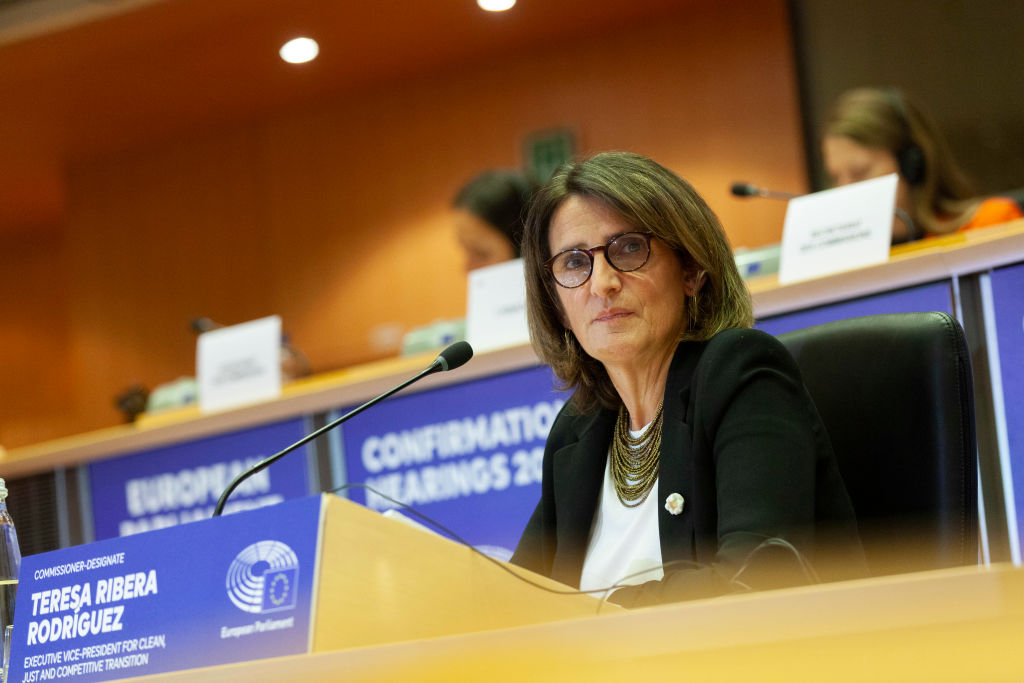 Teresa Ribera Speaks In Brussels To Confirm Her Candidacy To The European Commission