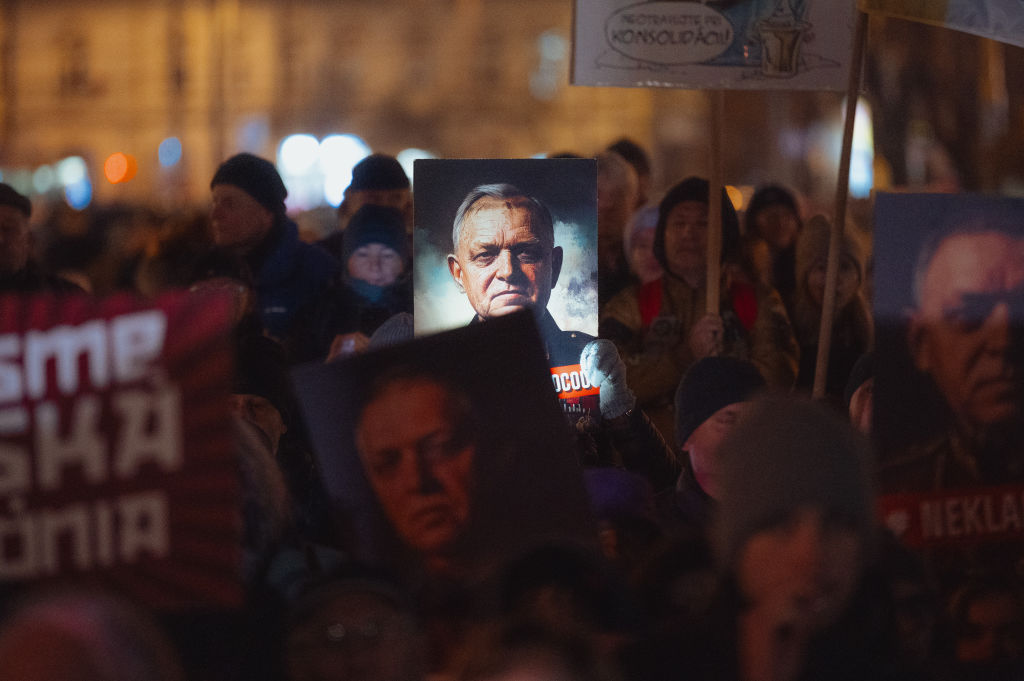 Thousands participate across Slovakia to protest against Robert Fico’s political system and the government