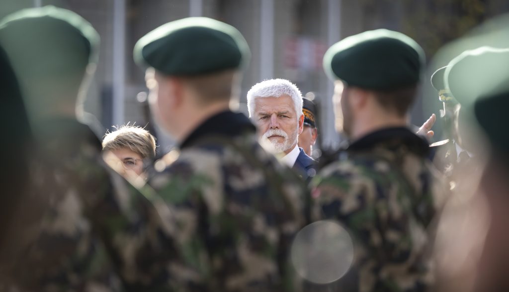 Czech President Pavel on a state visit to Switzerland