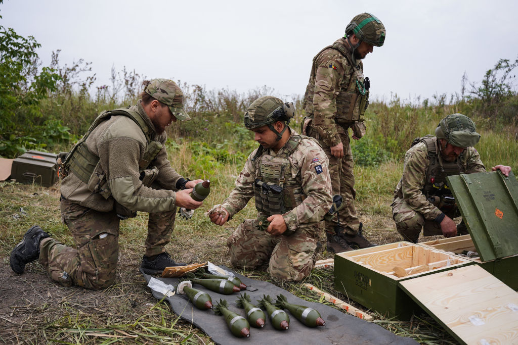 Ukrainian Mortar Crews And Landing Forces In Eastern Directions During Ongoing Russian-Ukrainian War
