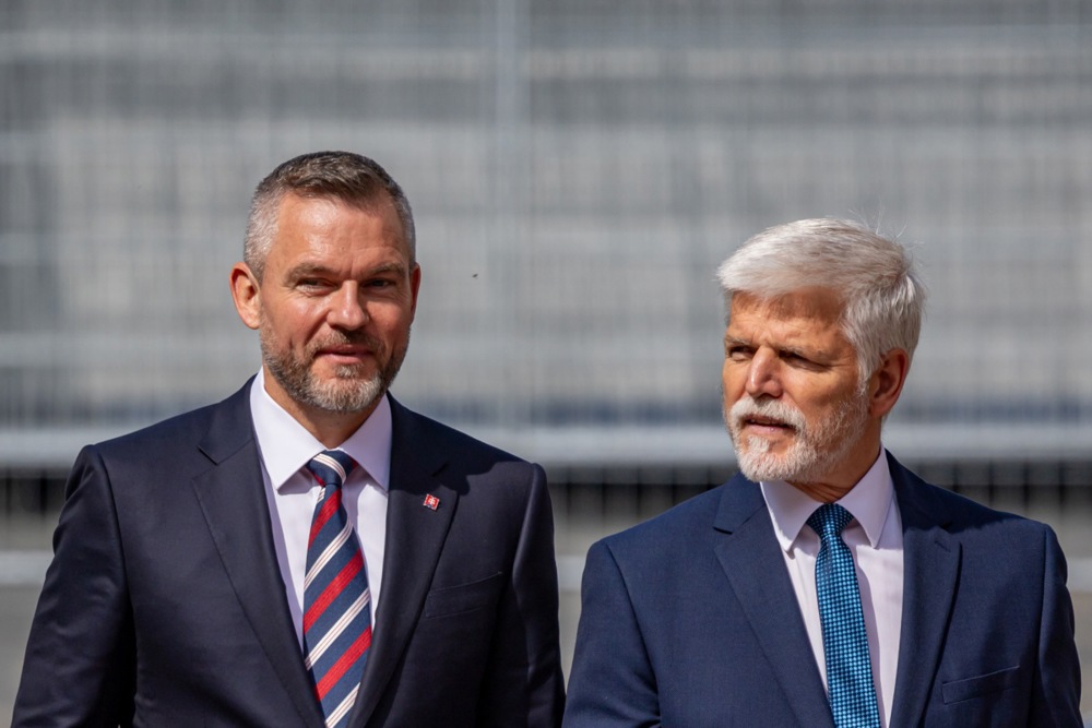 Slovak President Peter Pellegrini visits Prague on his first official visit abroad