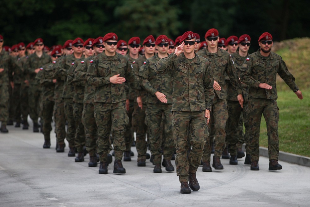 Ceremony of assuming duties of European Union Battle Group by Polish Army
