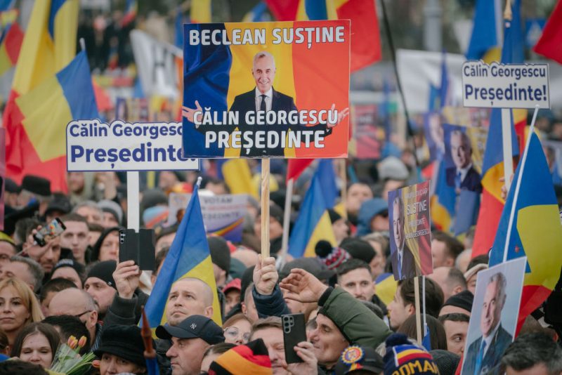 Bukarest: Ausschreitungen bei Demonstration zur Unterstützung von Georgescu