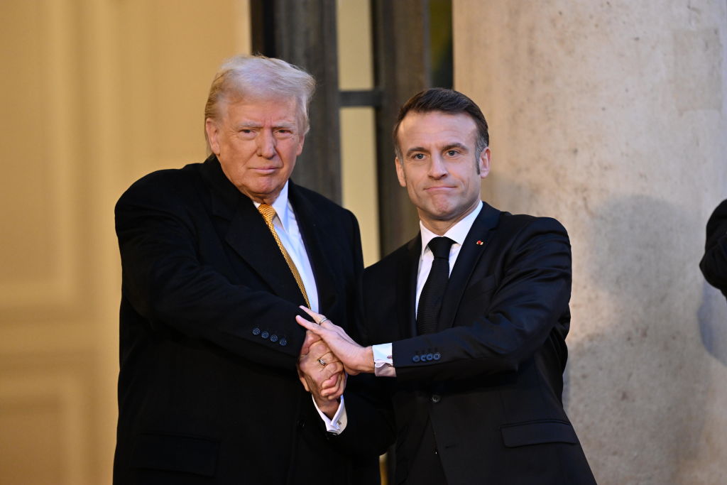 Emmanuel Macron – Donald Trump meeting in French capital