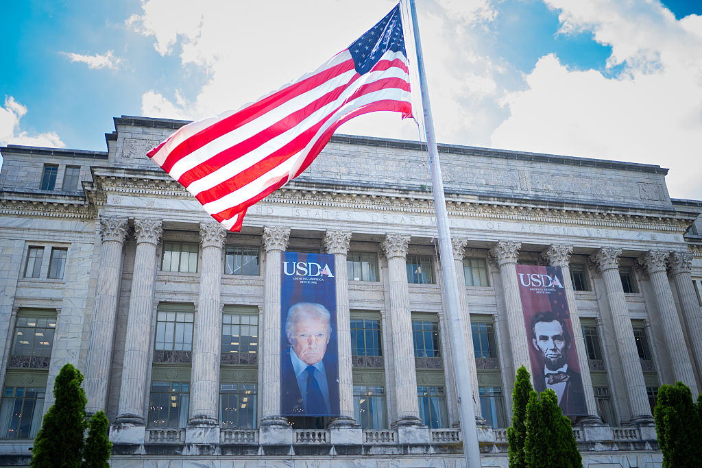 USDA trump banner