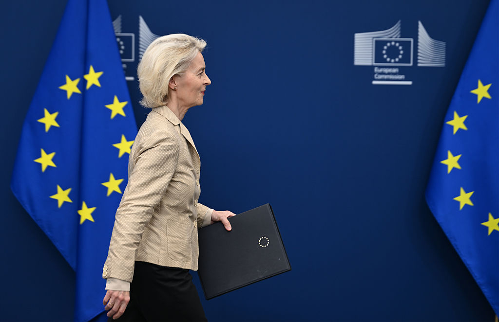 European Commission President Ursula von der Leyen in Brussels