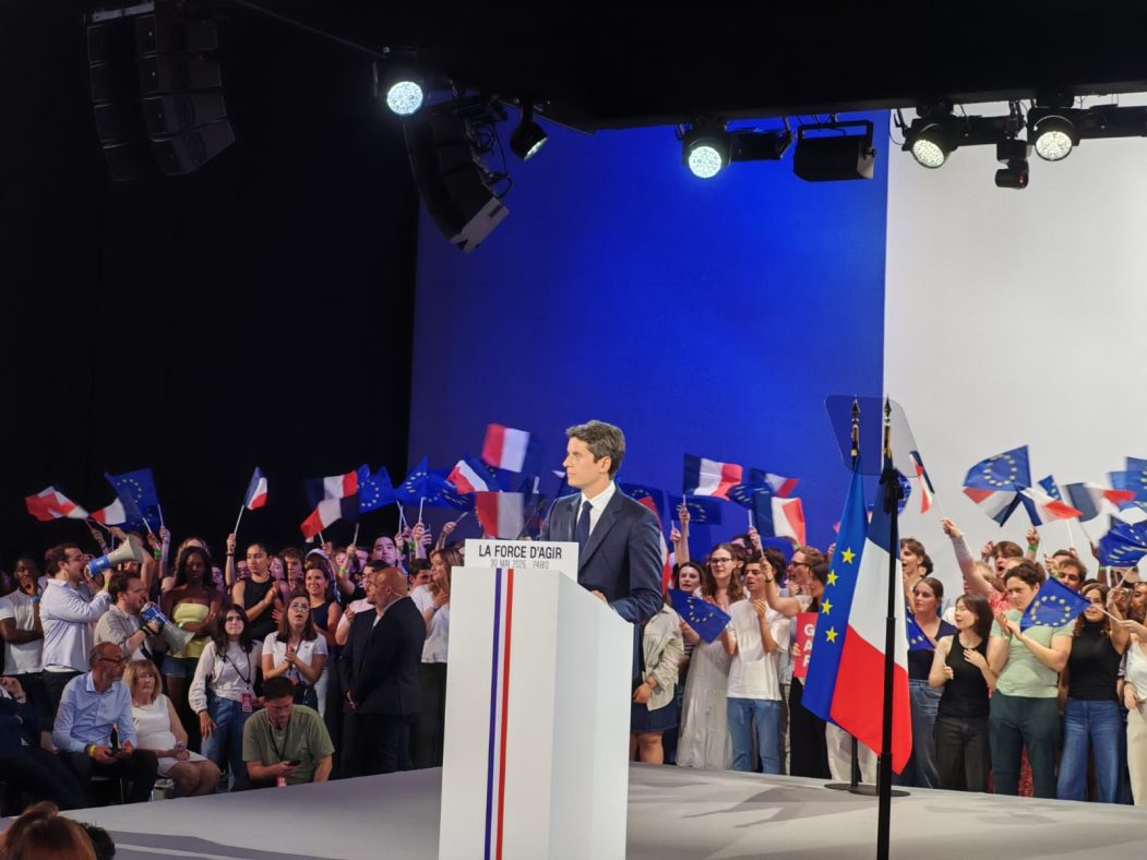 Die Europäische Union spielt in Gabriel Attals Wahlkampfprogramm eine Nebenrolle