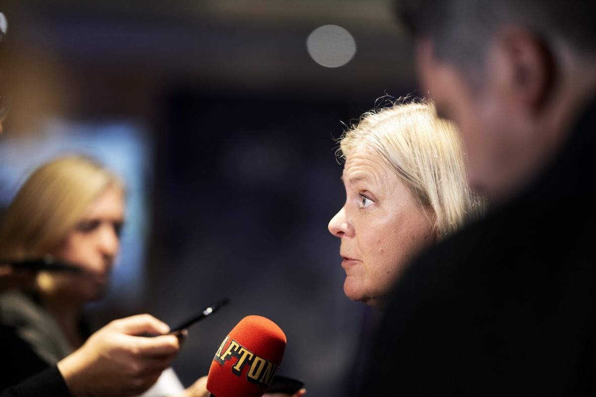 Bei der Wahl in Schweden ist das Ergebnis noch völlig offen